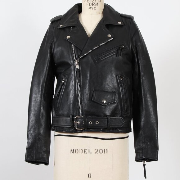 First Co. Rockstar Black Leather Jacket - Picture 1 of 3